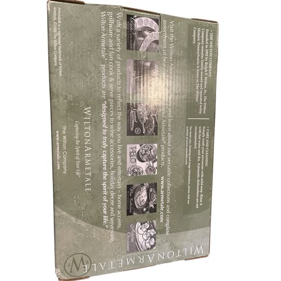 Wilton Armetale Pewter Serving Dish Bread Tray Housewarming Gift Hot Cold w/Box - Picture 5 of 5